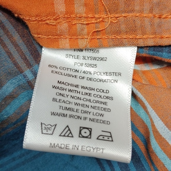 Levis standard fit men's short sleeved button down shirt size large - Picture 6 of 14